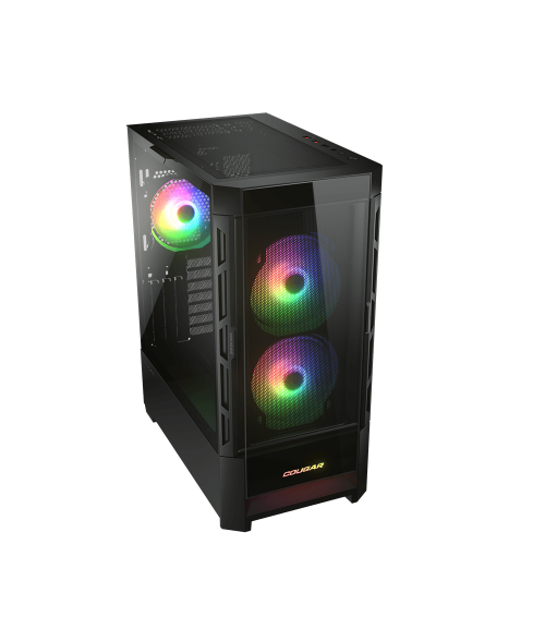 Cougar Duoface RGB Tempered Glass Mid Tower Case Black