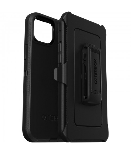 OtterBox Apple iPhone 14 Plus Defender Series Case - Black - 4X Military Standard Drop Protection, Multi-Layer Protection