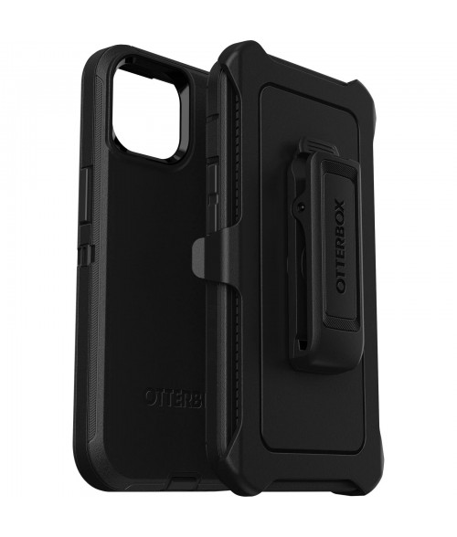 OtterBox Apple iPhone 14 / iPhone 13 Defender Series Case - Black - 4X Military Standard Drop Protection, Multi-Layer Protection