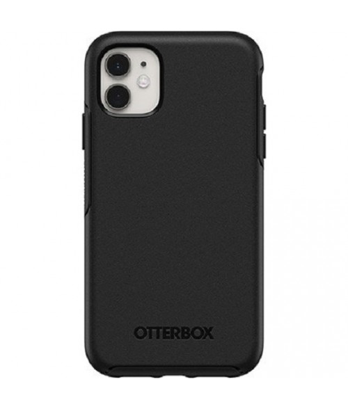 OtterBox Apple iPhone 11 Symmetry Series Case - Black (77-62467), Drop protection, Precision Design, Ultra-Slim Profile, Raised Screen Bumper