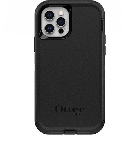 OtterBox Apple iPhone 12 Pro Max Commuter Series Case - Black (77-65453), Wireless Charging Compatible, Dual-Layer Protection, Pocket-Friendly Design